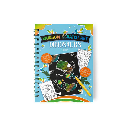 Picture of SCRATCH ART BOOK DINOSAUR